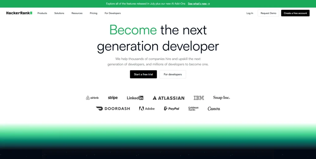 HackerRank-مواقع تعلم البرمجة