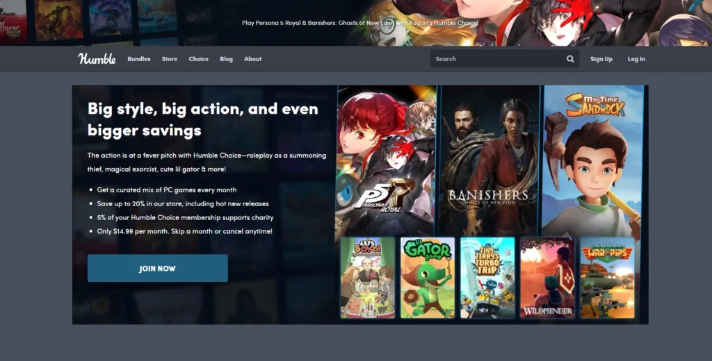 Humble Bundle-مواقع تحميل العاب