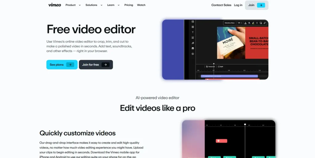 Magisto (المعروفة الآن باسم Vimeo Create)-تعديل الفيديو أونلاين