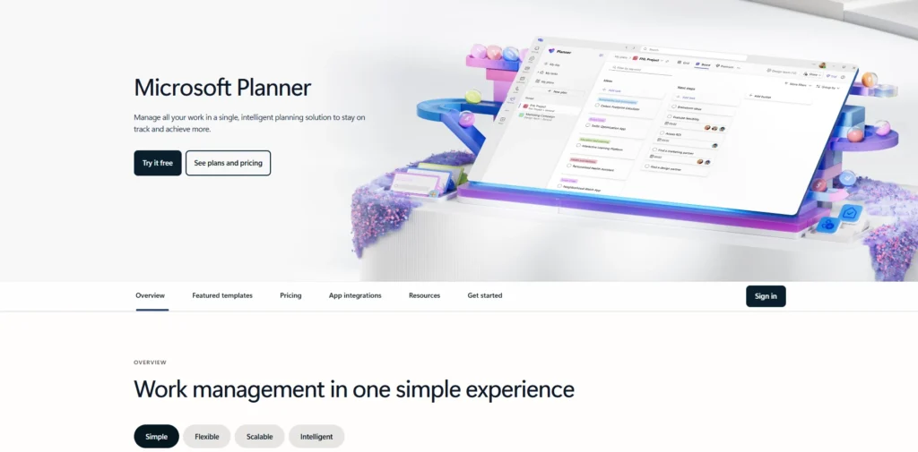 Microsoft Planner-أفضل تطبيقات تنظيم الوقت