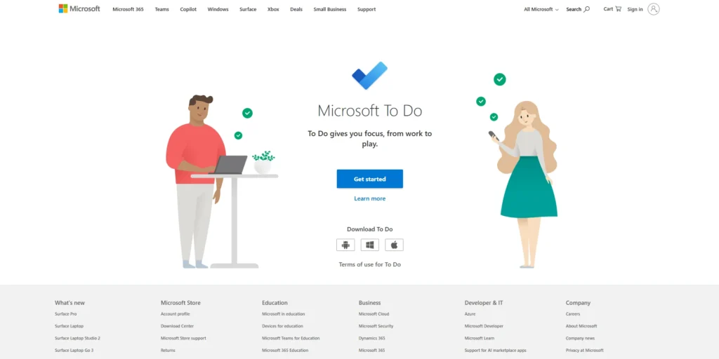 Microsoft To Do-أفضل تطبيقات تنظيم الوقت