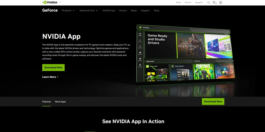 NVIDIA ShadowPlay-برامج تسجيل الشاشة للكمبيوتر